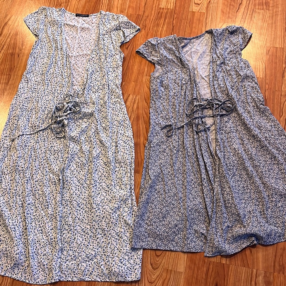 Brandy Melville 2 floral wrap dresses